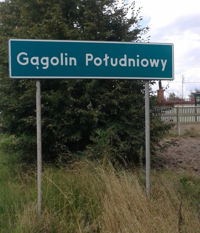 Zielona tablica Gągolin Południowy (od 2004 r.)